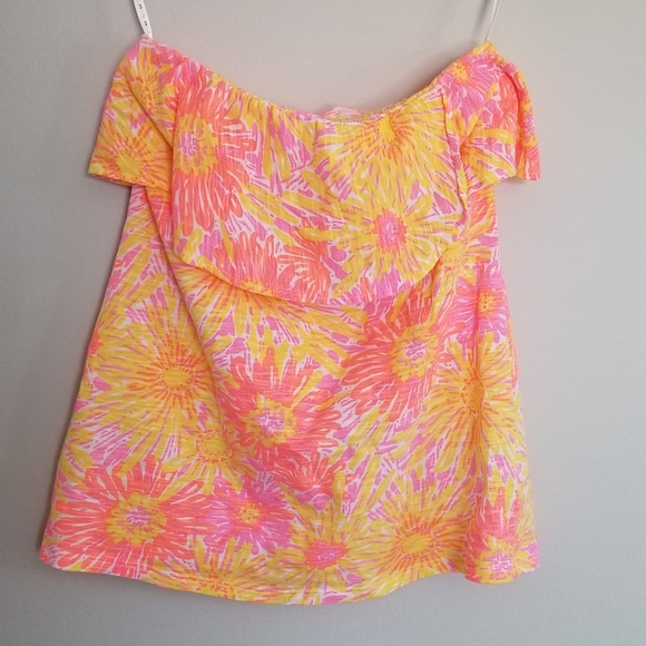 Lilly Pulitzer Wiley Sun Kissed Strapless Top SMALL - Picture 2 of 4